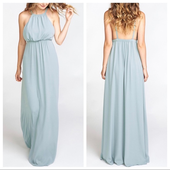 SMYM PLUS Amanda Maxi Dress Silver Sage - Picture 1 of 10
